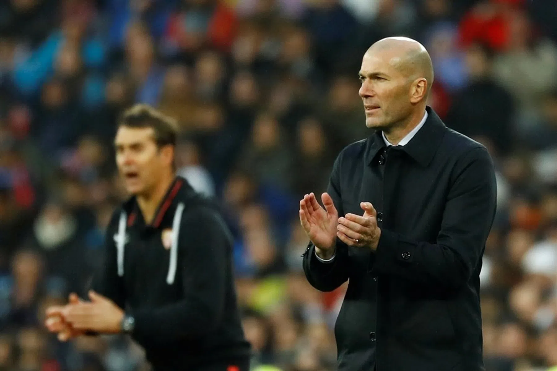 Zidane brandt zich niet aan Sevilla-woede over (afgekeurde) goal De Jong