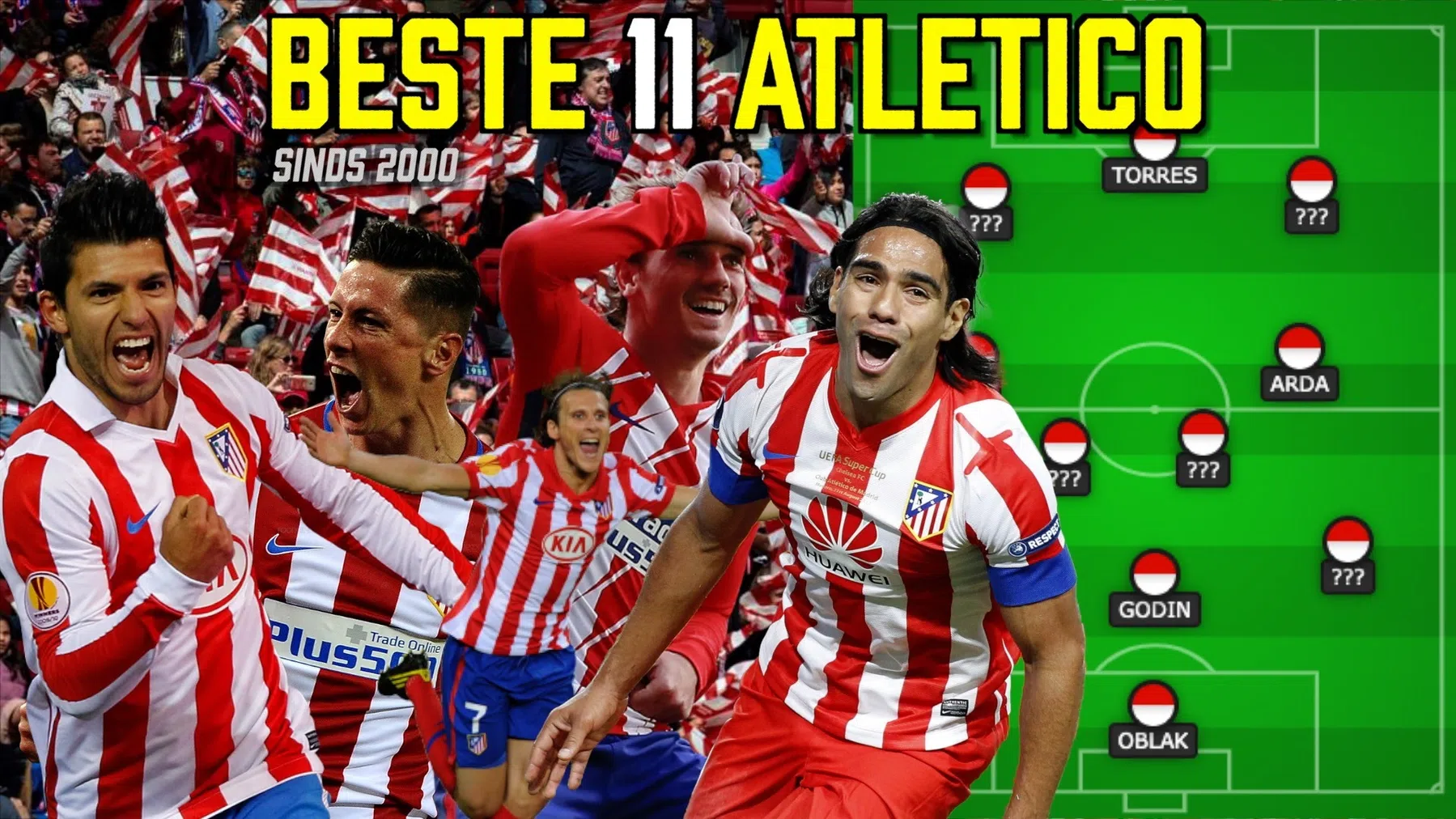 Beste Atlético sinds 2000: kiezen tussen Falcao, Forlán, Griezmann, Agüero en Torres