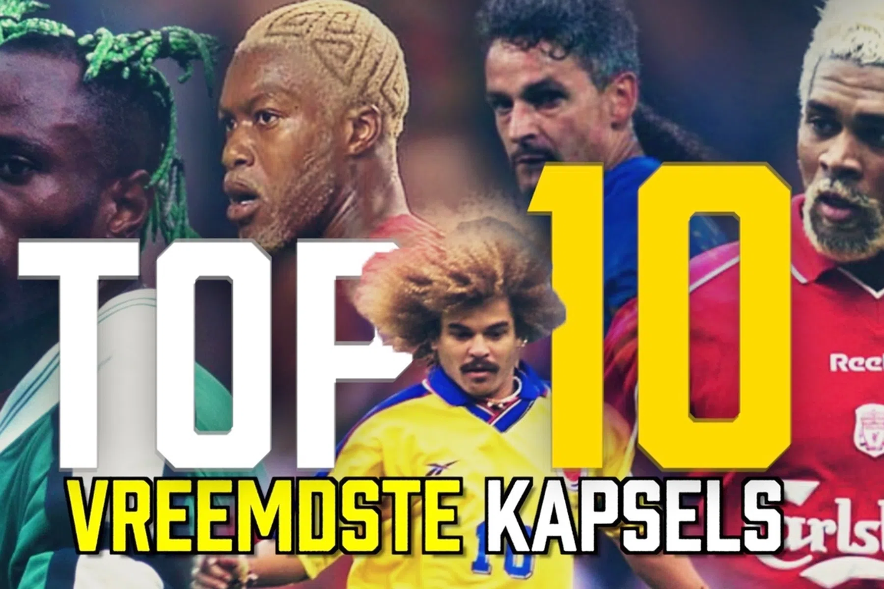 De 10 vreemdste kapsels: van een blonde Gullit tot Beckham en Nathan Rutjes