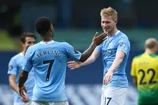Thumbnail for article: De Bruyne grapt over 'afgepakte' assists: 'Ik stond al boven Henry'