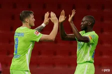 Thumbnail for article: Weghorst meteen op dreef bij ruime Europese zege Wolfsburg