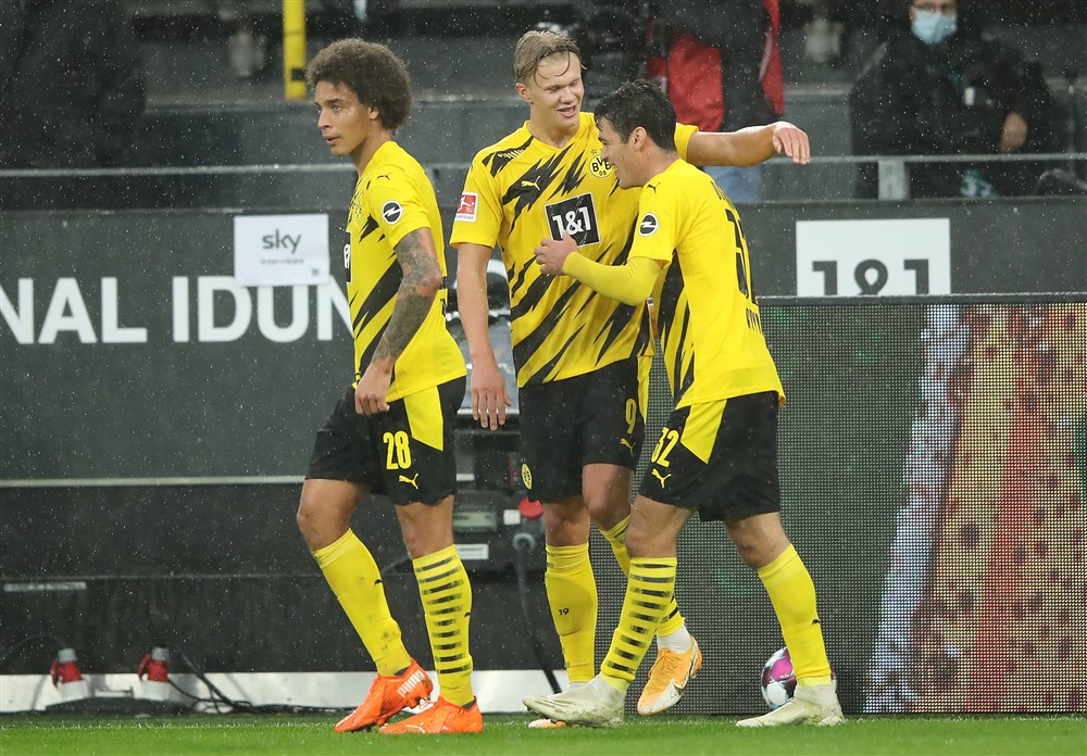 Superduo Reyna-Haaland blinkt uit bij Dortmund, opnieuw gelijkspel voor Bosz