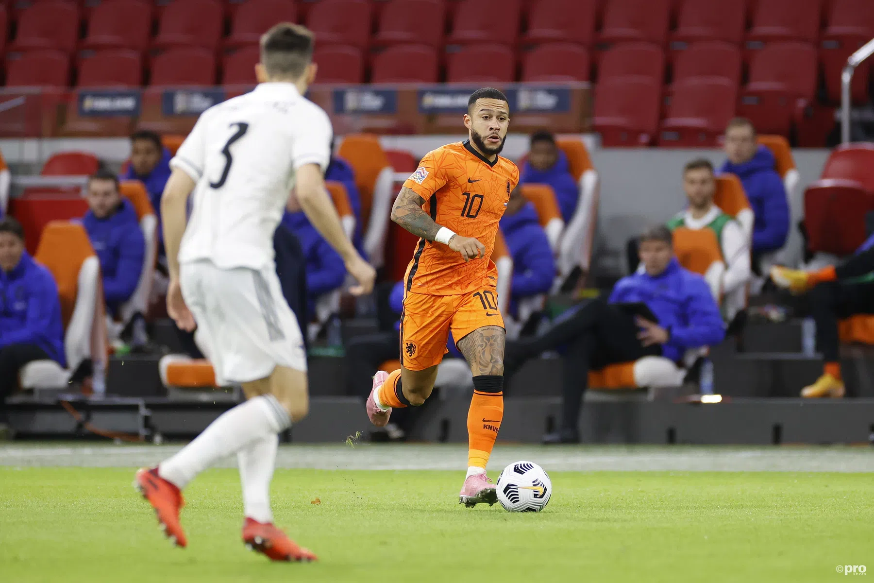 Memphis Depay is de spelmaker van Oranje