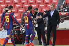 Thumbnail for article: Geïrriteerde Koeman verdedigt Messi: 'Ik snap wel dat Leo pissig was'
