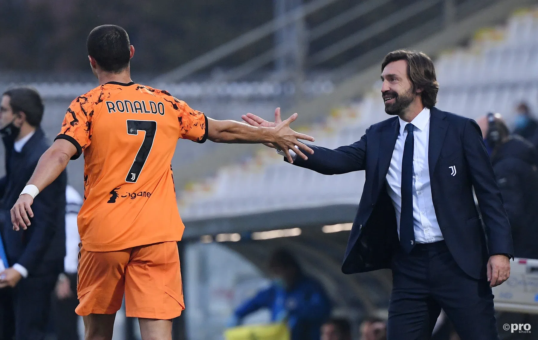 Pirlo verzekert: 'Ik behandel Ronaldo hetzelfde als Portanova en Frabotta'
