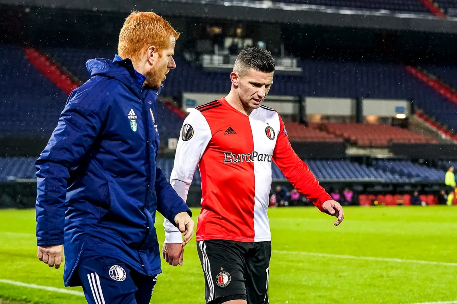 Zorgen Advocaat nemen weer toe: Linssen én Spajic vallen uit bij Feyenoord
