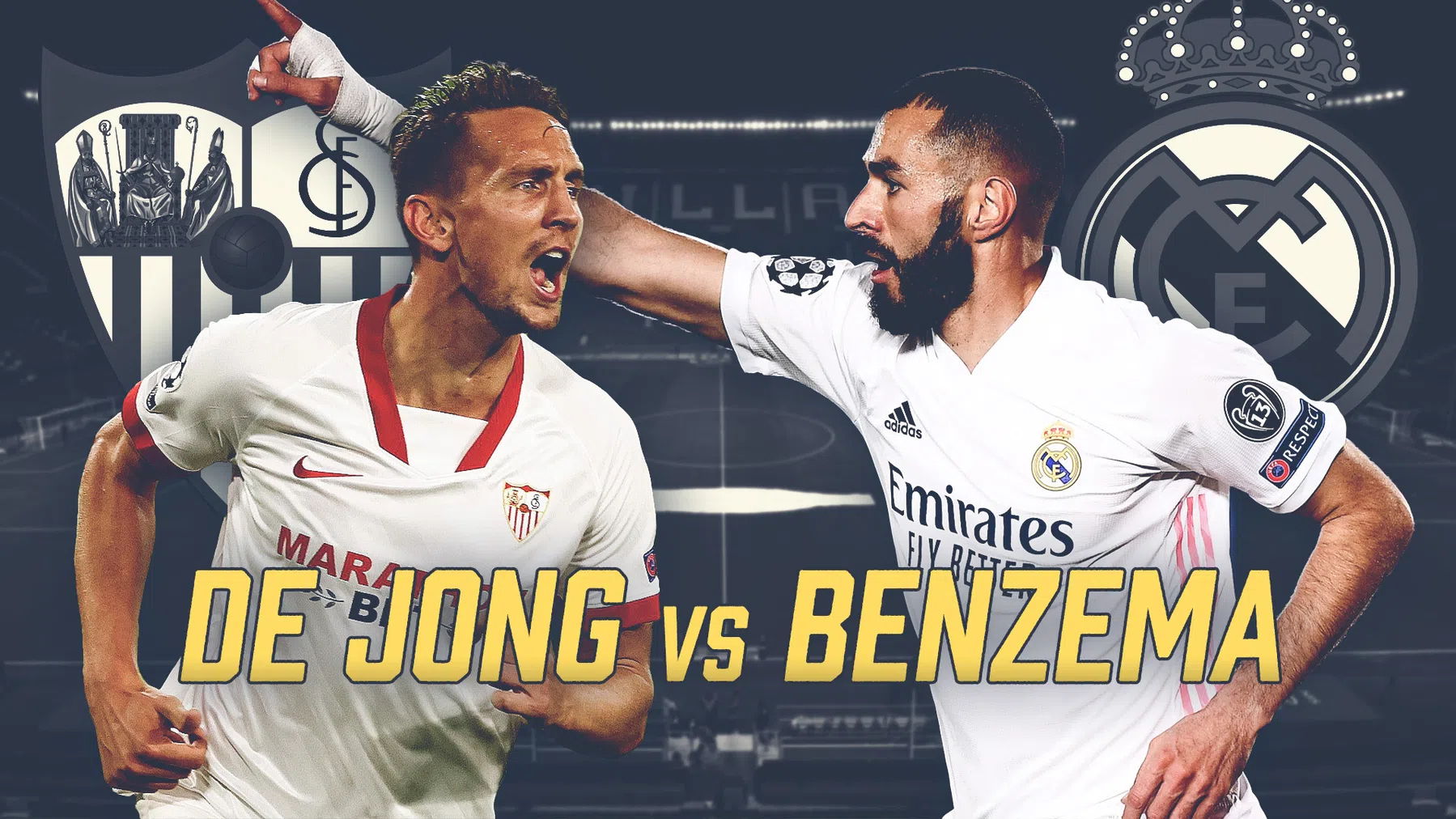 Luuk de Jong met Sevilla tegen Real: 'Hij is altijd goed in topwedstrijden'