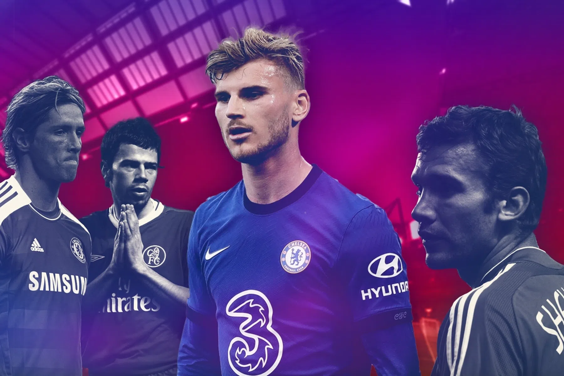 'Belandt Werner in het rijtje met Kezman, Shevchenko en Torres?'