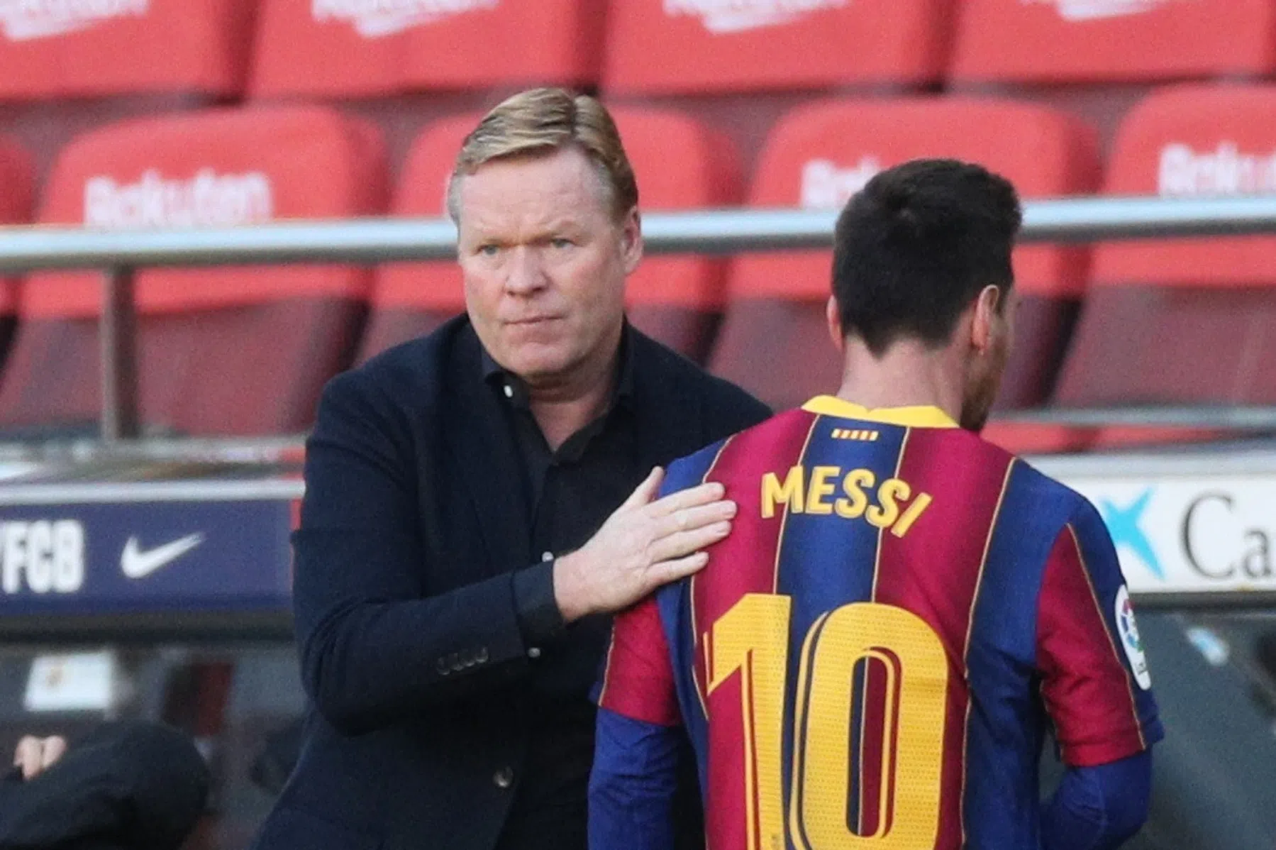 Koeman spreekt duidelijke woorden over Messi en titelkansen Barcelona