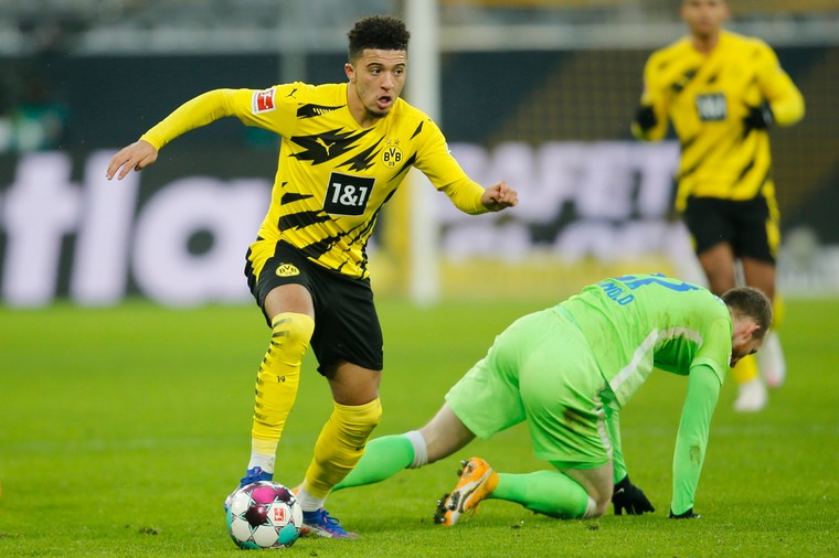 Samenvatting: verlossende goal voor Sancho