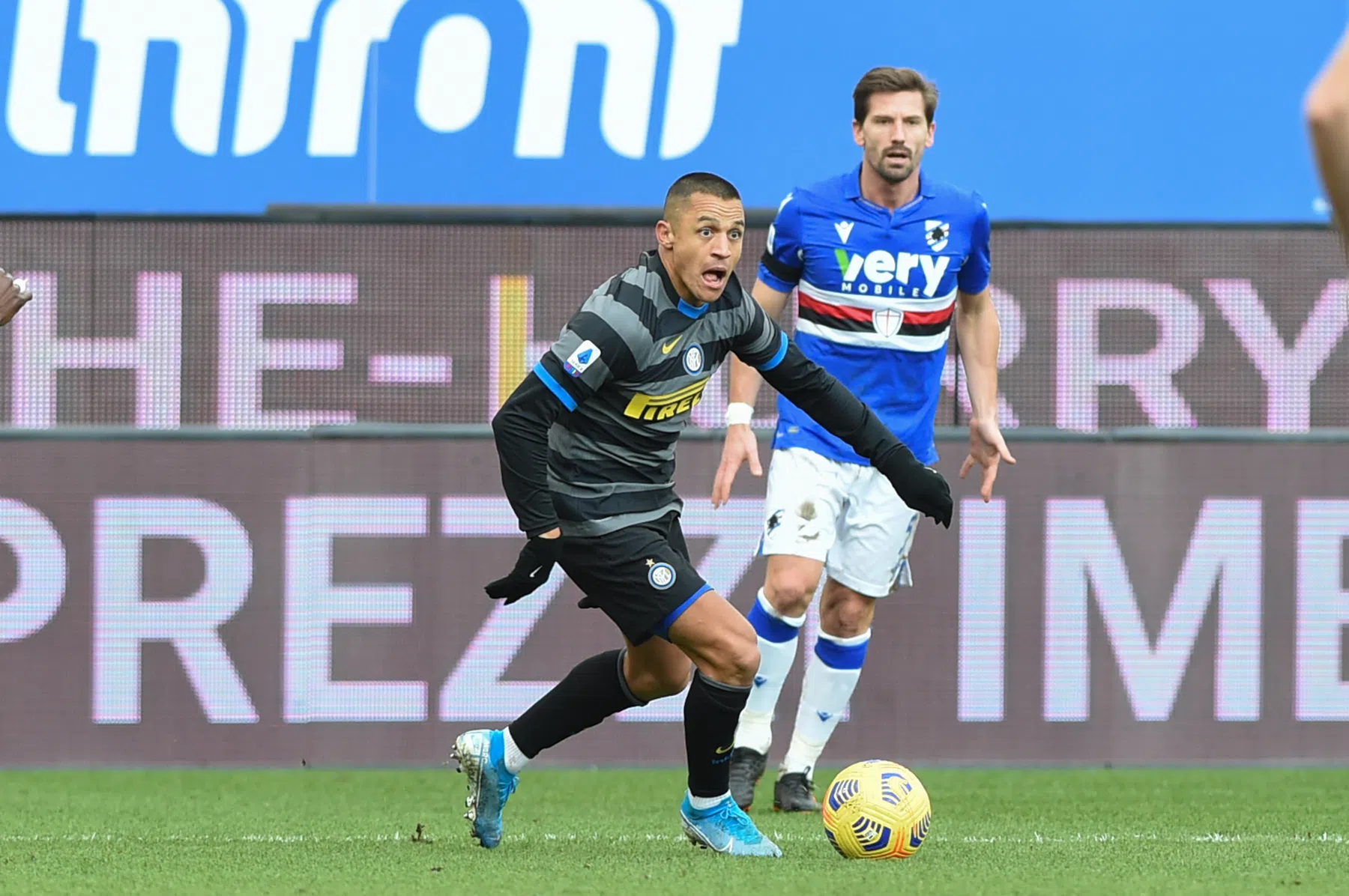 Inter legt rode loper uit voor AC Milan na uitglijder tegen Sampdoria