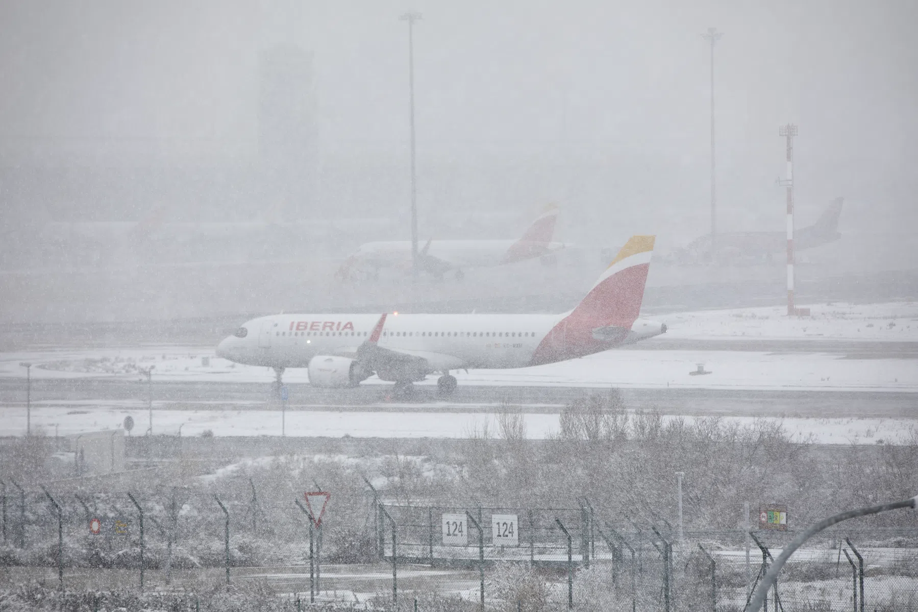 Spaanse sneeuwchaos: Bilbao kan niet landen in Madrid, duel met Atlético afgelast