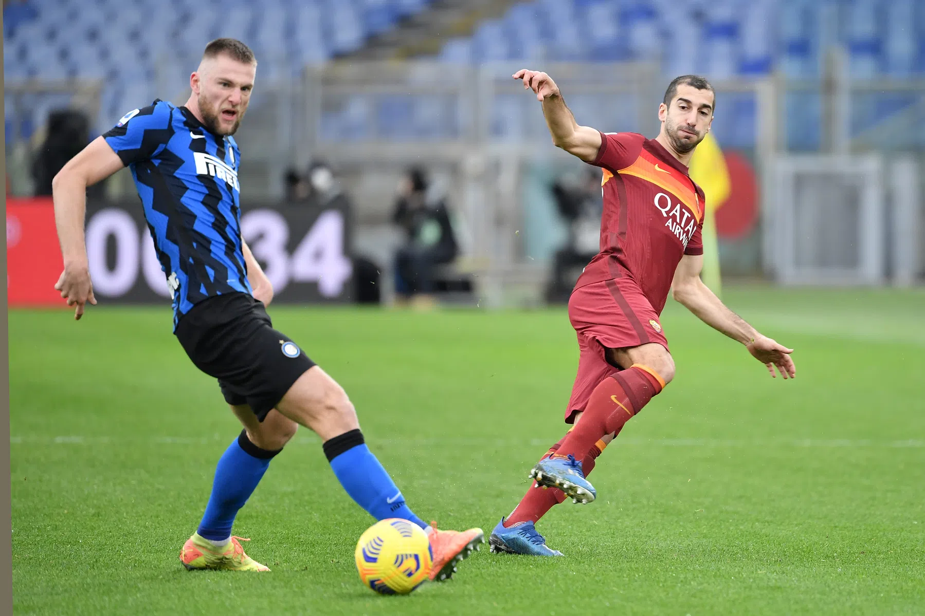 Mkhitaryan evenaart Ronaldo tijdens aantrekkelijke Serie A-clash