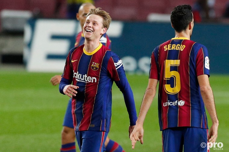 Frenkie de Jong voelt zich comfortabel in nieuwe rol bij Barcelona