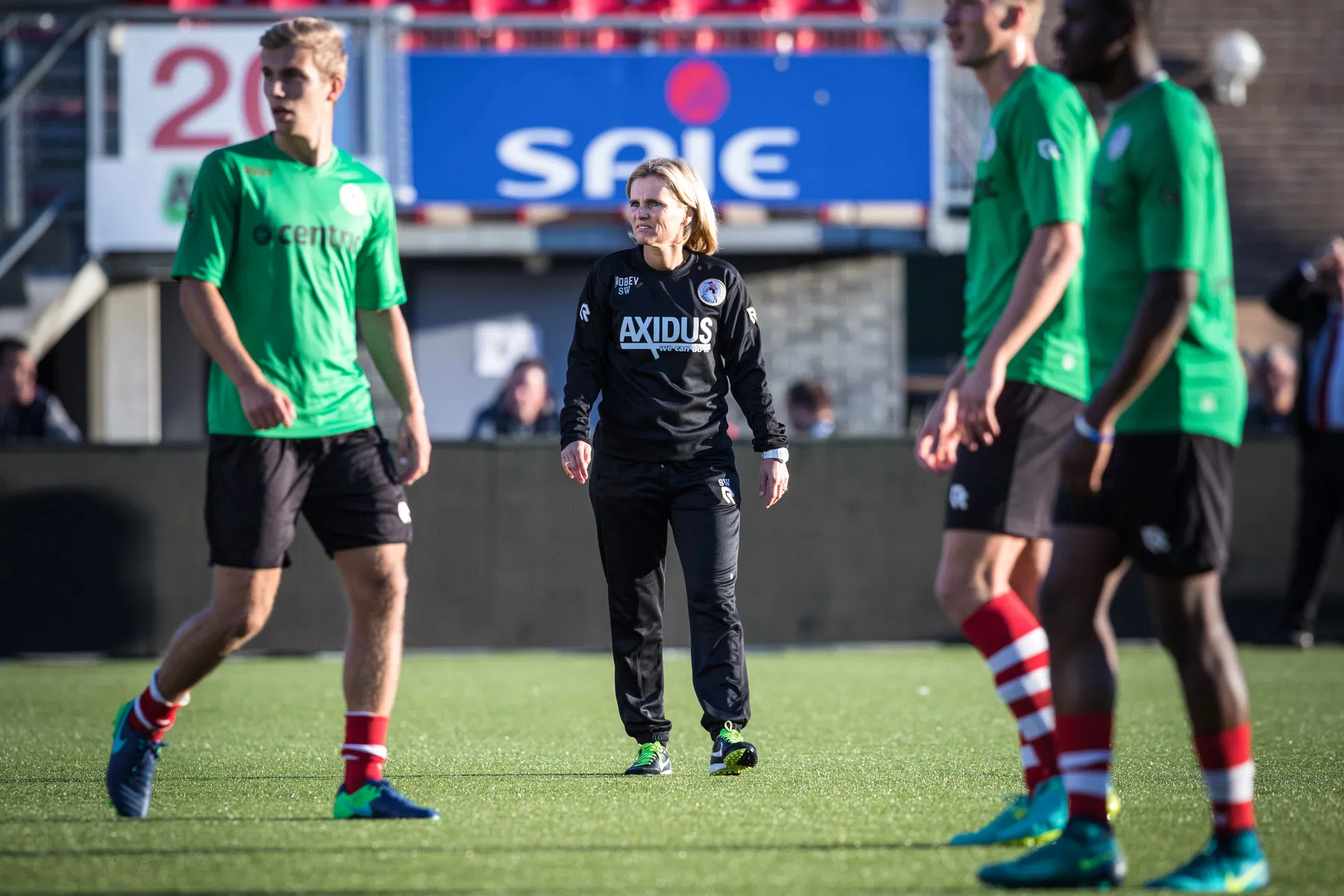 Een vrouw als trainer bij de mannen?