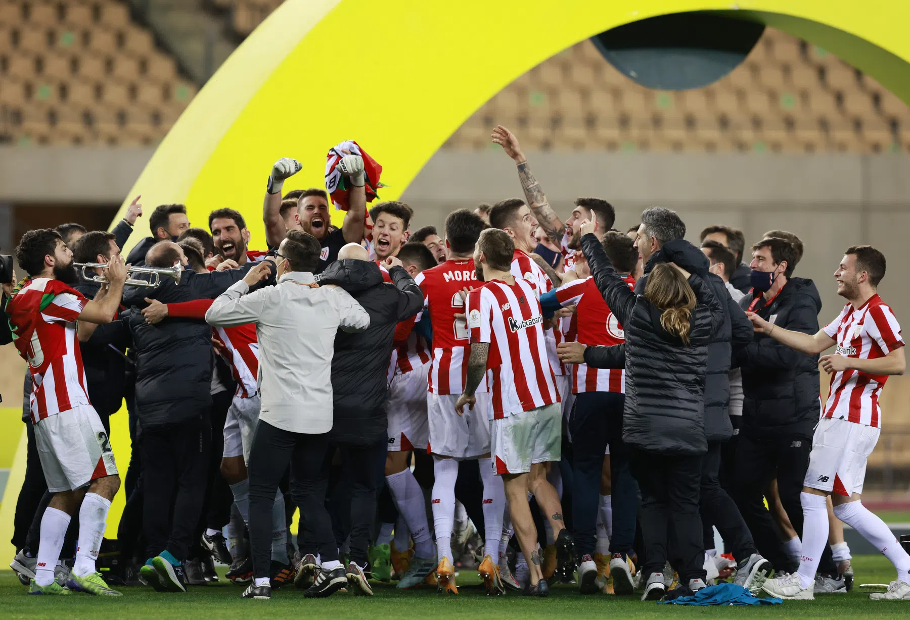 Trompet na Barça-zege verklaard: Bilbao-spelers richten band op