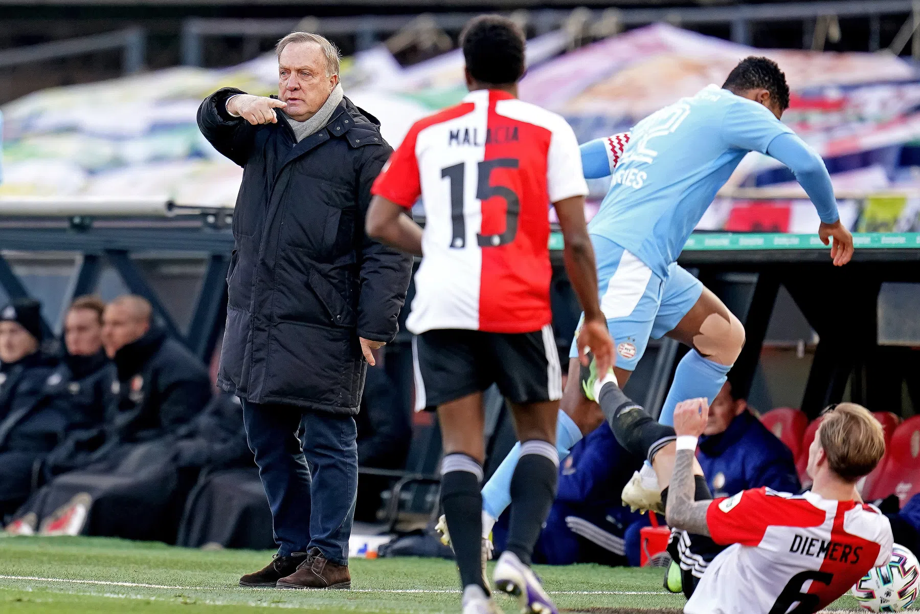 Advocaat trots op Feyenoord: 'Het is gewoon een goede groep'