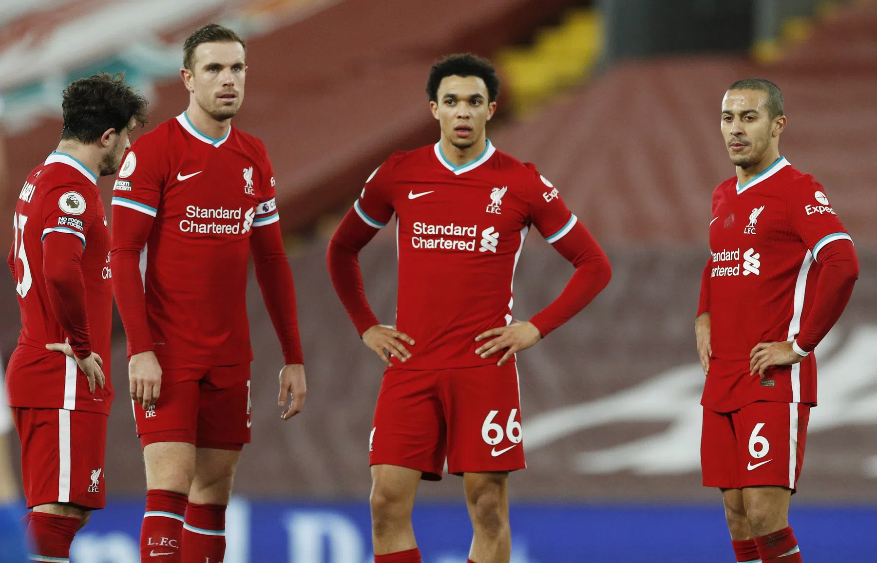 Liverpool staat opnieuw voor schut op eigen Anfield