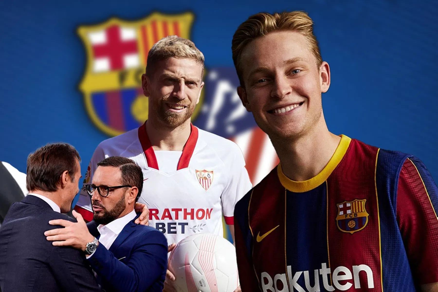 'Frenkie ook als verdediger vol vertrouwen, al overdrijft hij soms wel een beetje'