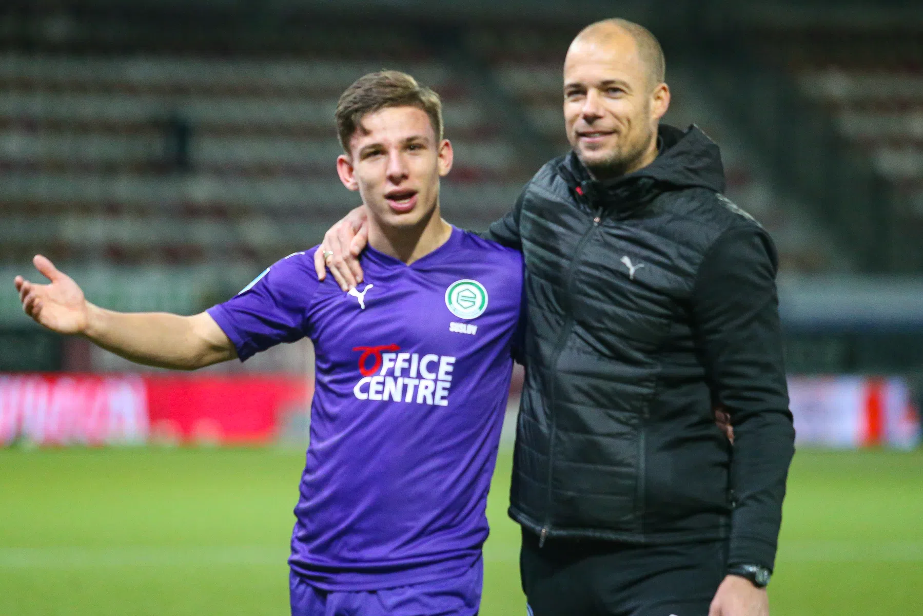 FC Groningen beleeft steeds meer plezier aan Suslov: 'Hij heeft een mooie toekomst voor zich'