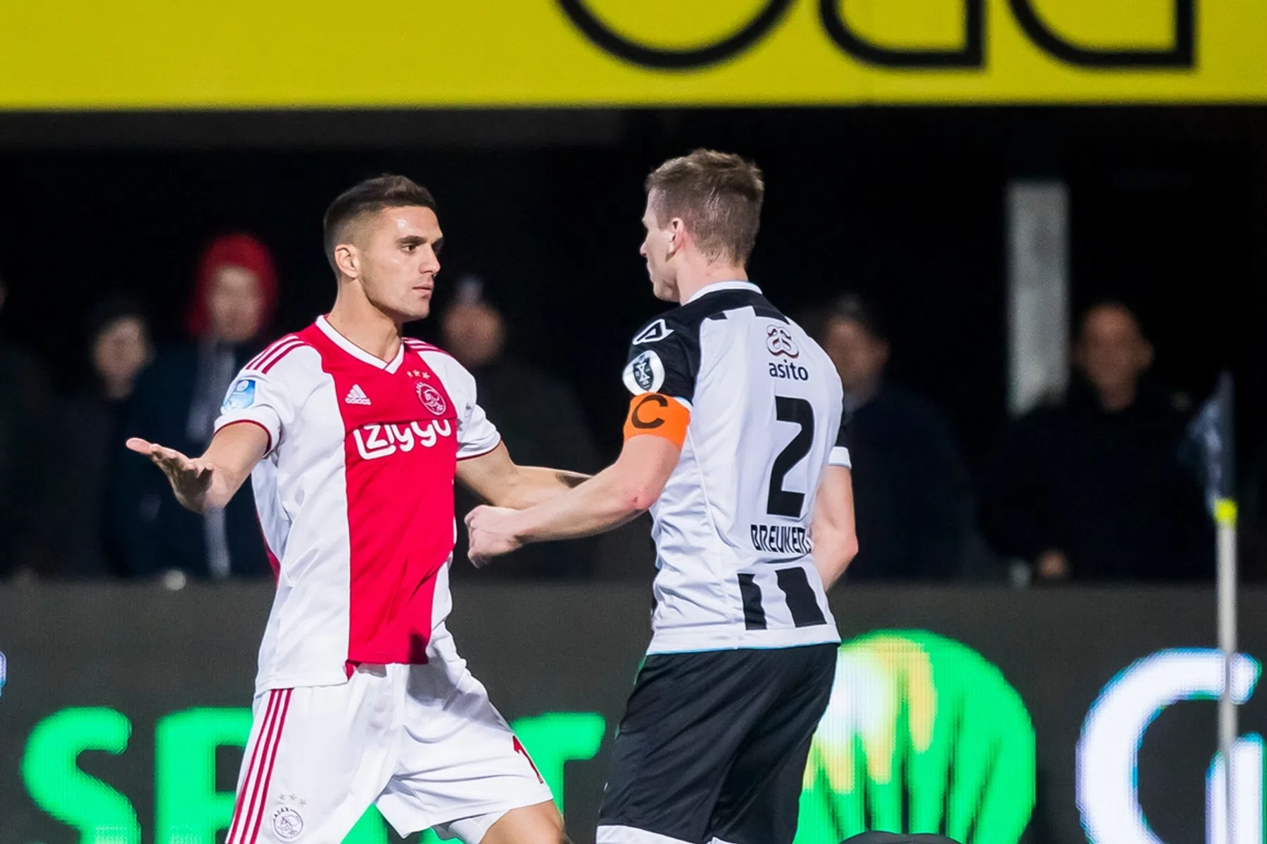 Breukers over onderonsje met Tadic: 'Hij ligt ook wel eens op de grond'