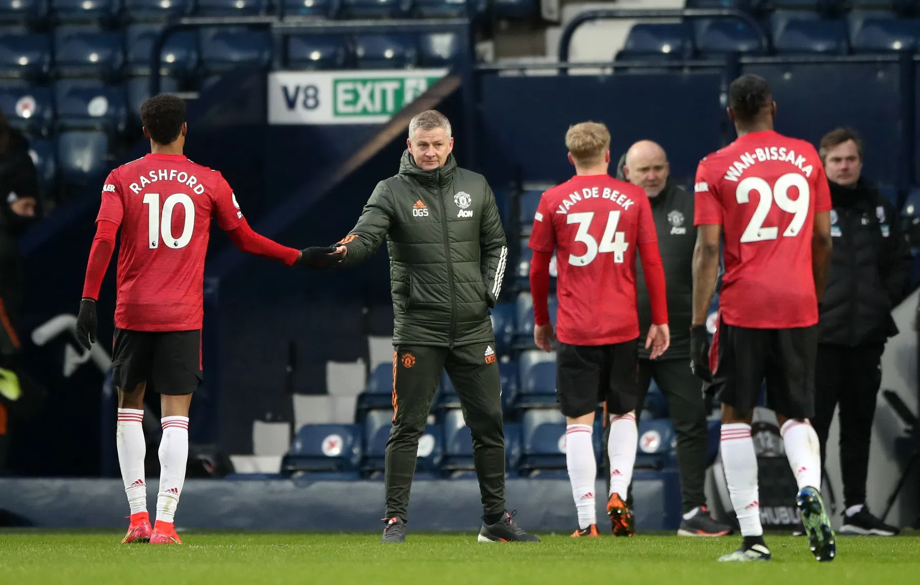 Solskjaer fileert VAR: 'Hij was in slaap gevallen, dat kan niet anders'