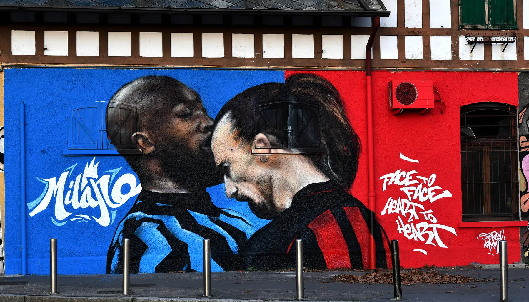 Ruzie Zlatan en Lukaku wordt kunstwerk, spreekverbod remontada-scheids