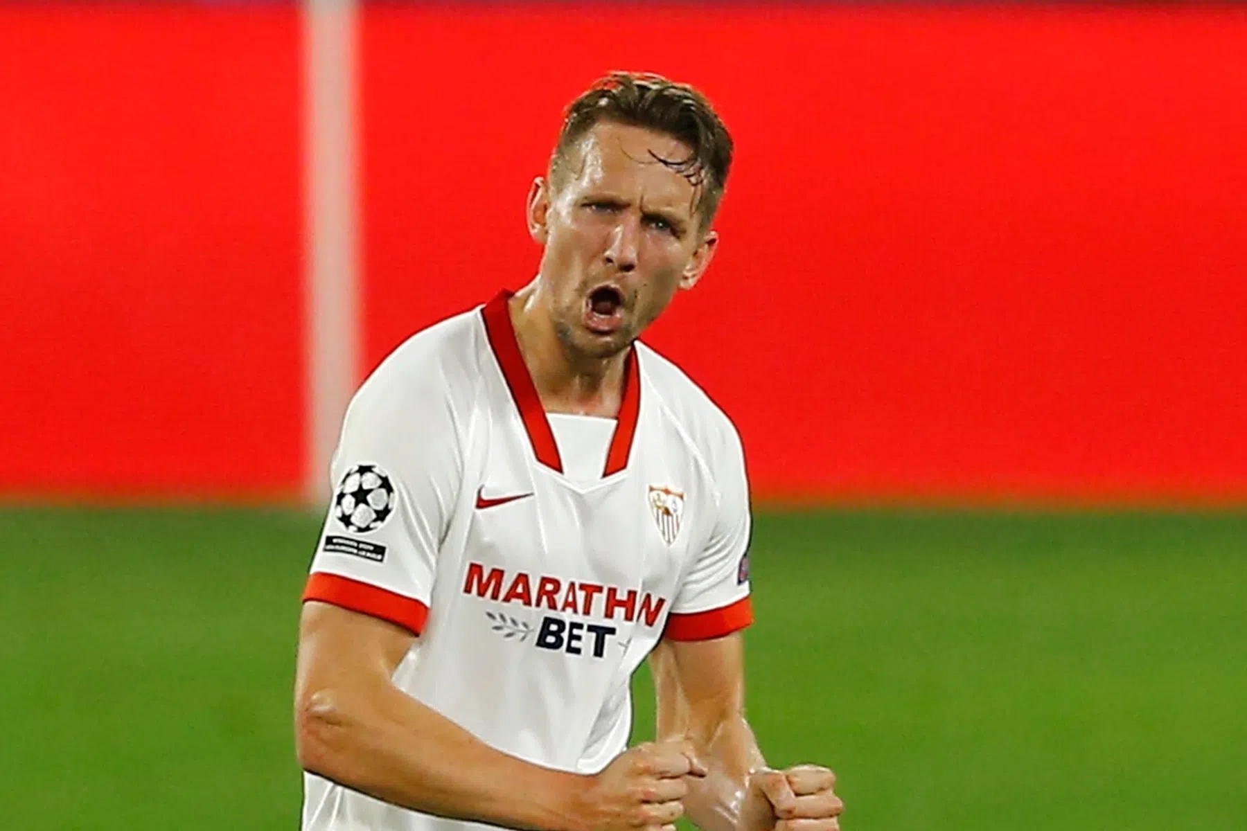 Luuk de Jong trots op Sevilla na Haaland-show: 'Mijn goal belangrijk'