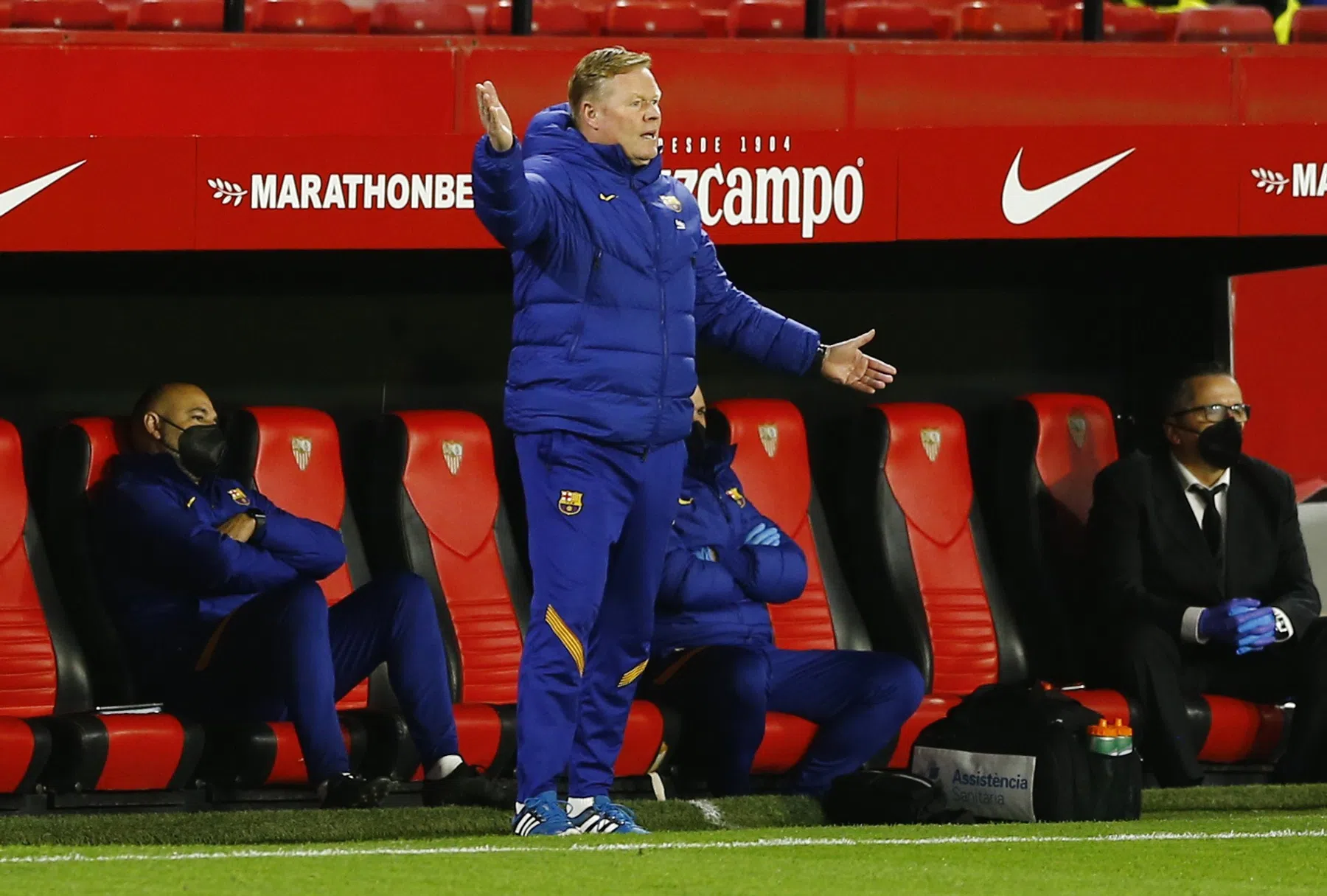 Koeman looft Piqué na keiharde confrontatie met Griezmann