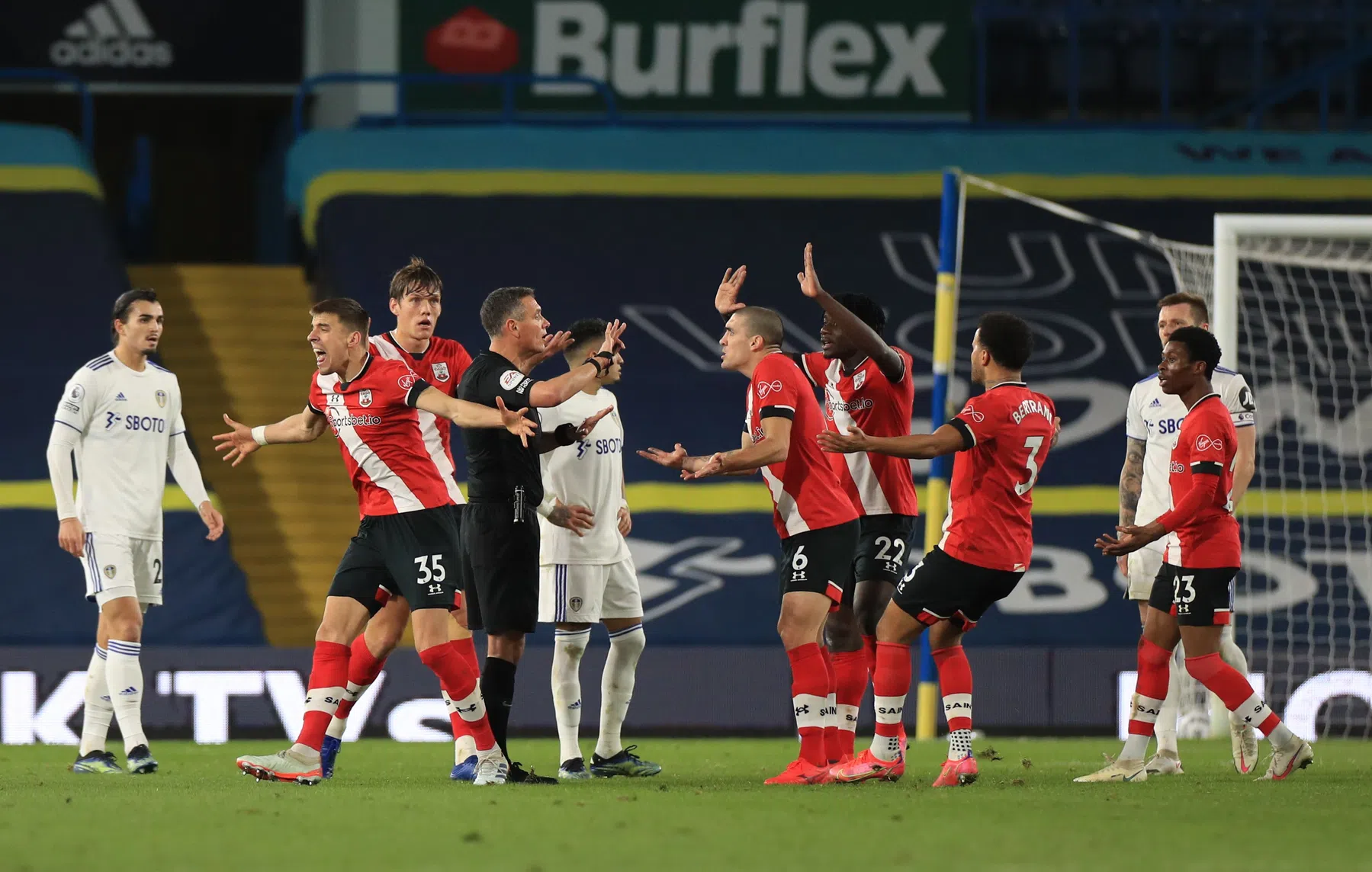 Controverses zitten Southampton dwars bij Leeds