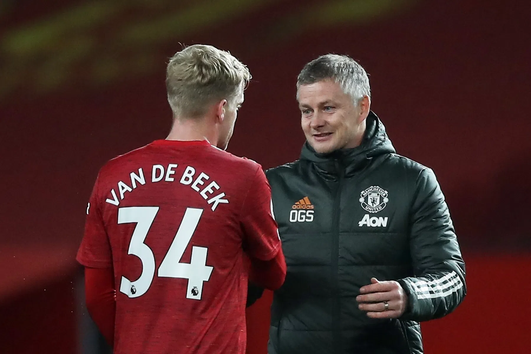 Solskjaer heeft Van de Beek nog niet terug en gaat in op band met Haaland