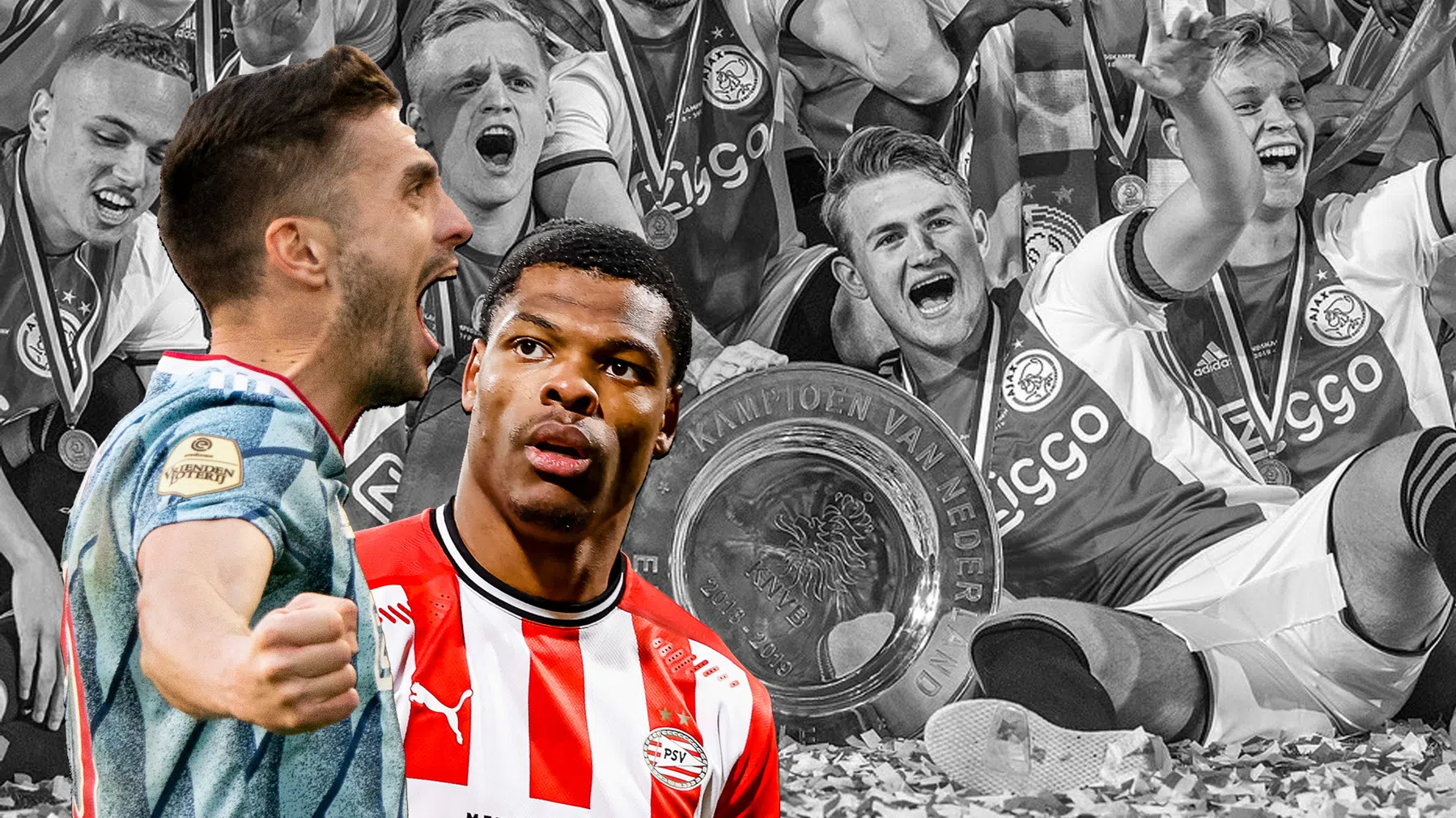 'Ajax met gewonnen gelijkspel nog meer op titelkoers'