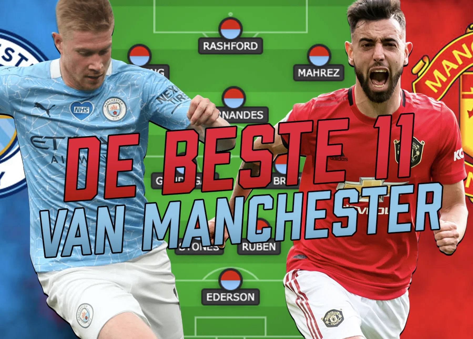 'De Bruyne - Gündogan - Bruno Fernandes is het beste middenveld van dit moment' 