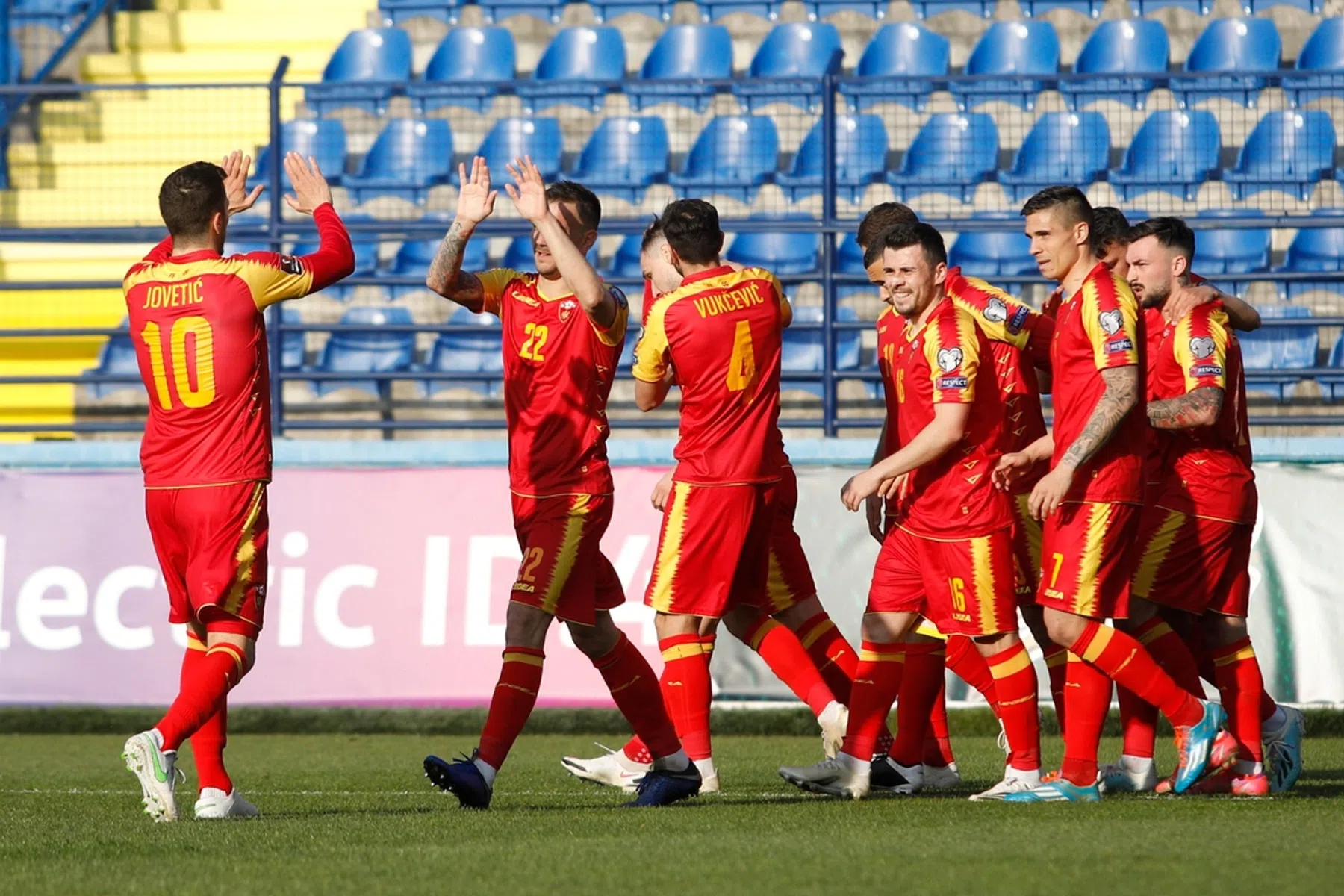 Montenegro pakt koppositie in groep Oranje na ruime zege op Gibraltar