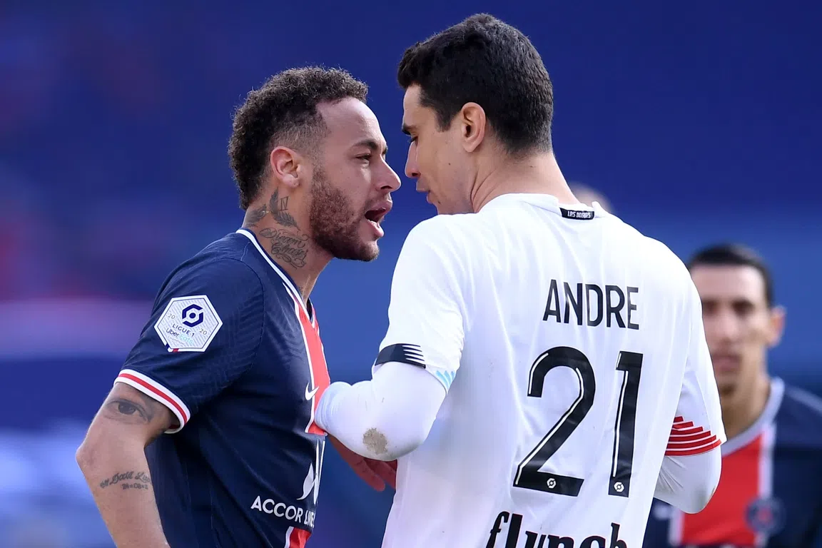 PSG verliest koppositie en gefrustreerde Neymar in topper tegen Lille
