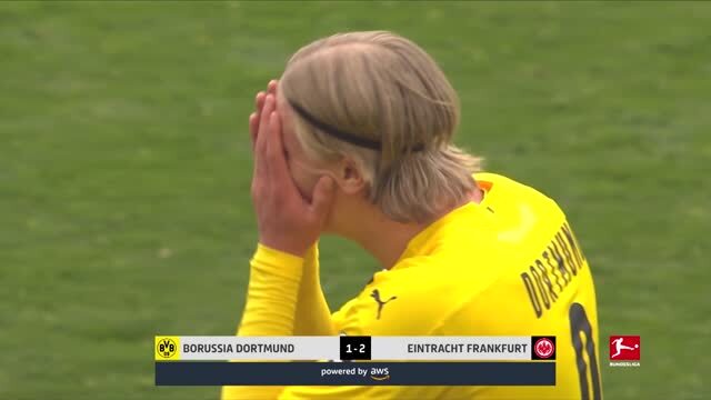 Samenvatting: Haaland slaat handen voor gezicht na flinke dreun