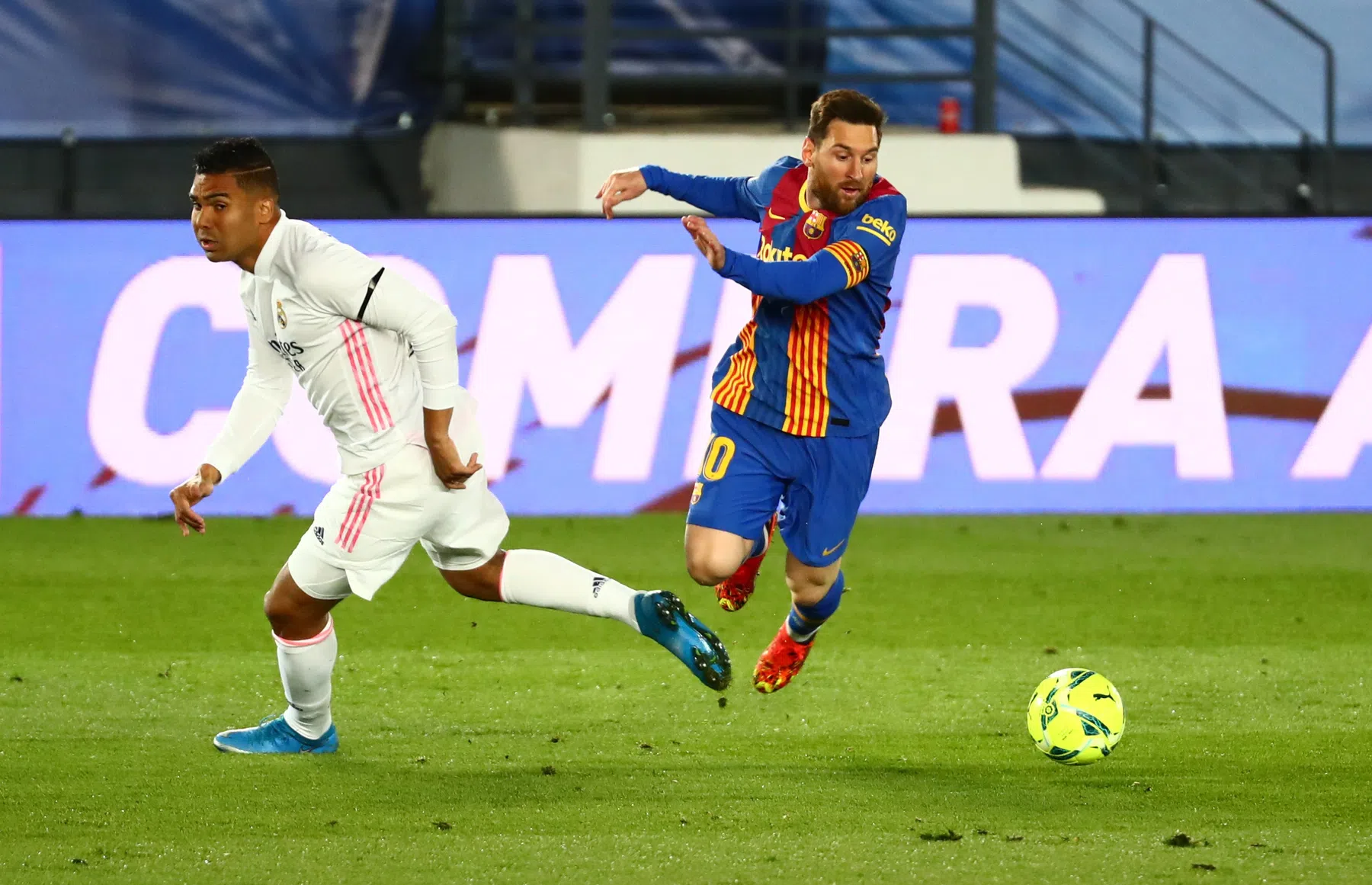 Rillende Messi staat al sinds het vertrek van Ronaldo droog in El Clásico
