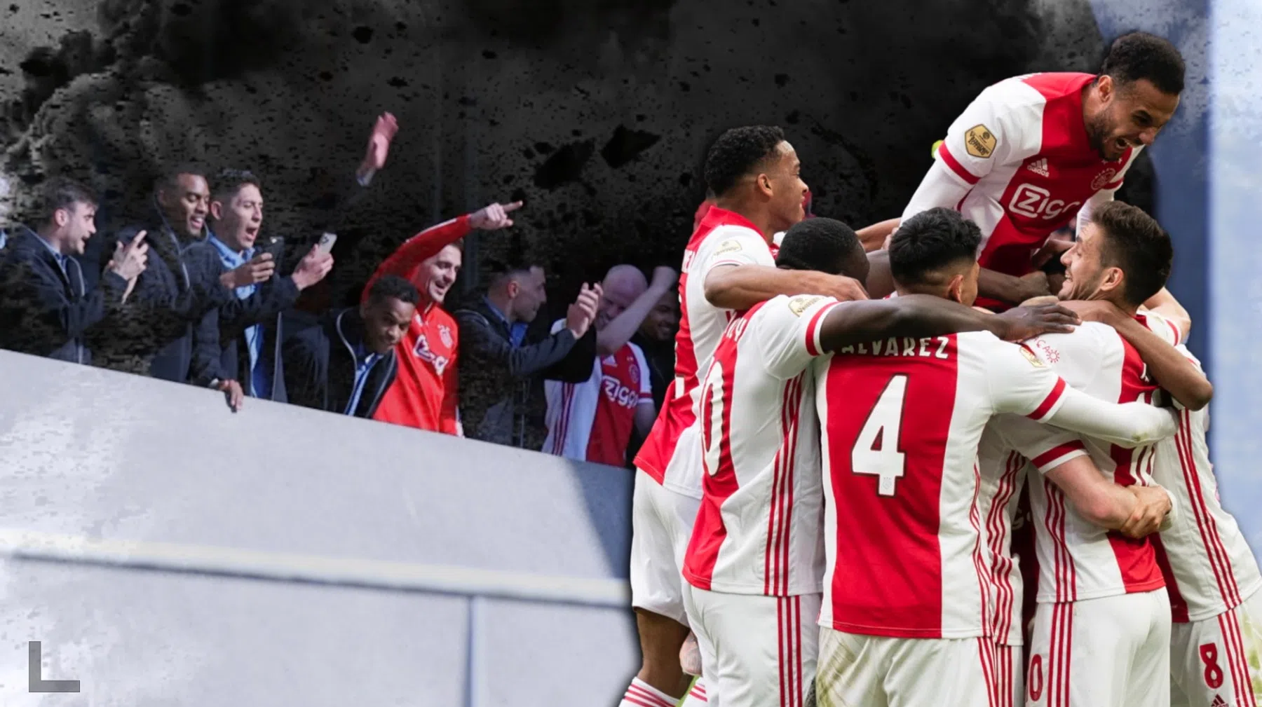 Gekkenhuis bij de Johan Cruijff Arena: nog geen schaal, maar wel feest bij Ajax