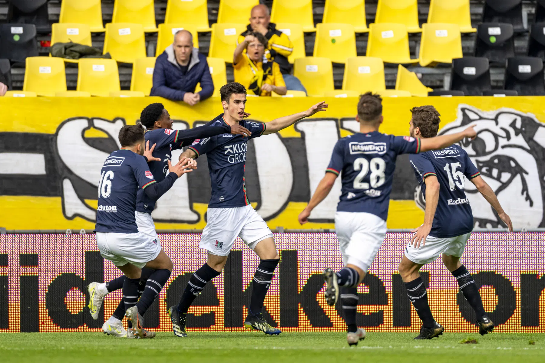 NEC terug in de Eredivisie na revanche op NAC