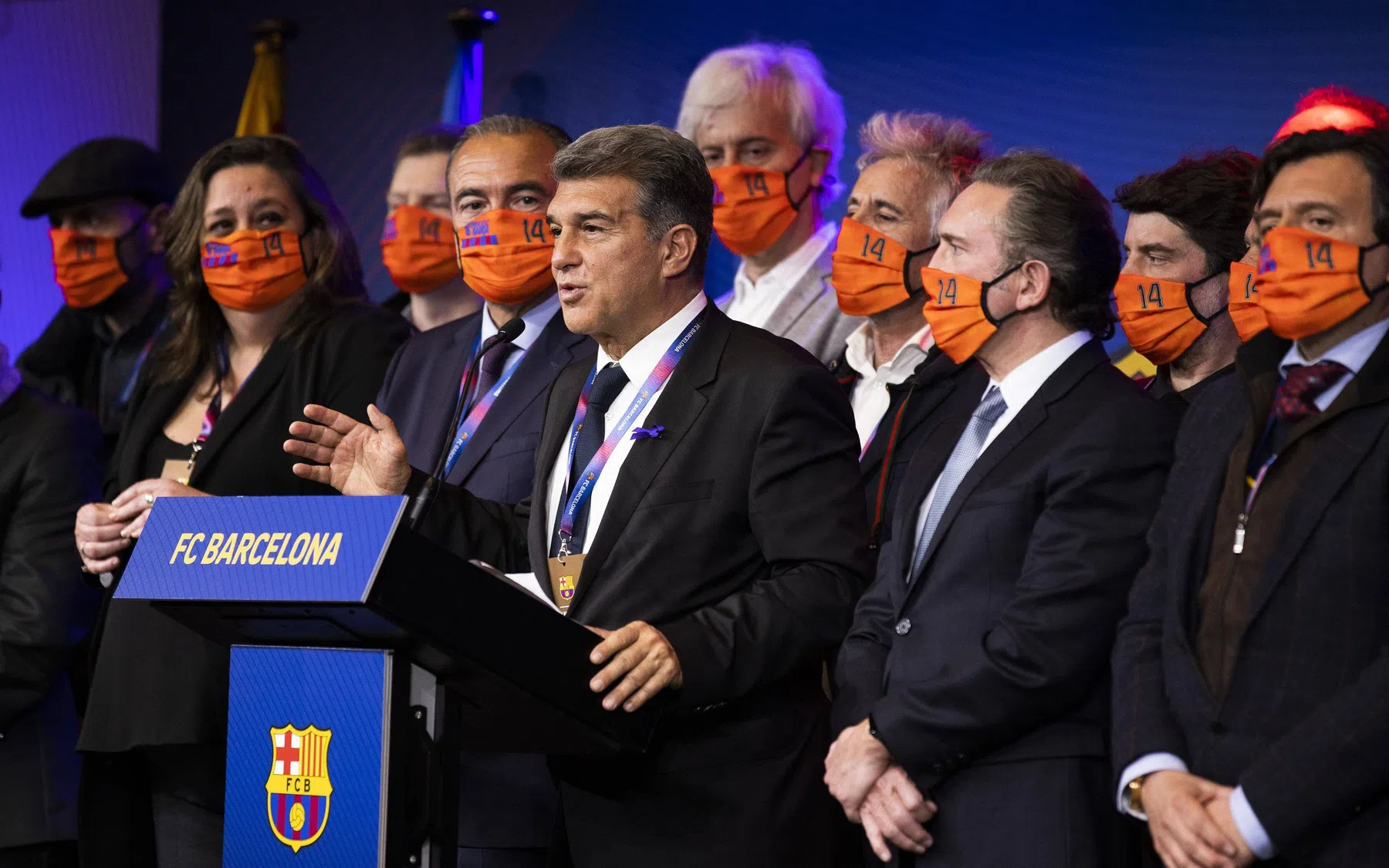 Laporta herhaalt liefde voor Cruijff: 'De stijl van Johan komt terug in de club'