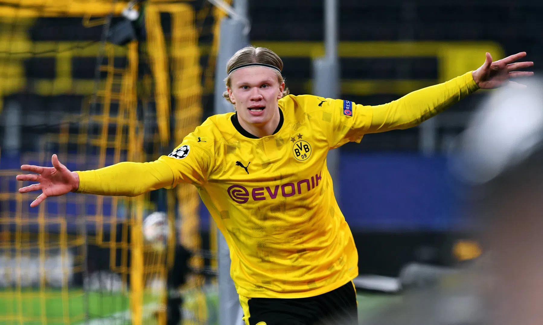 Haaland schrijft historie: jongste Champions League-topscorer ooit