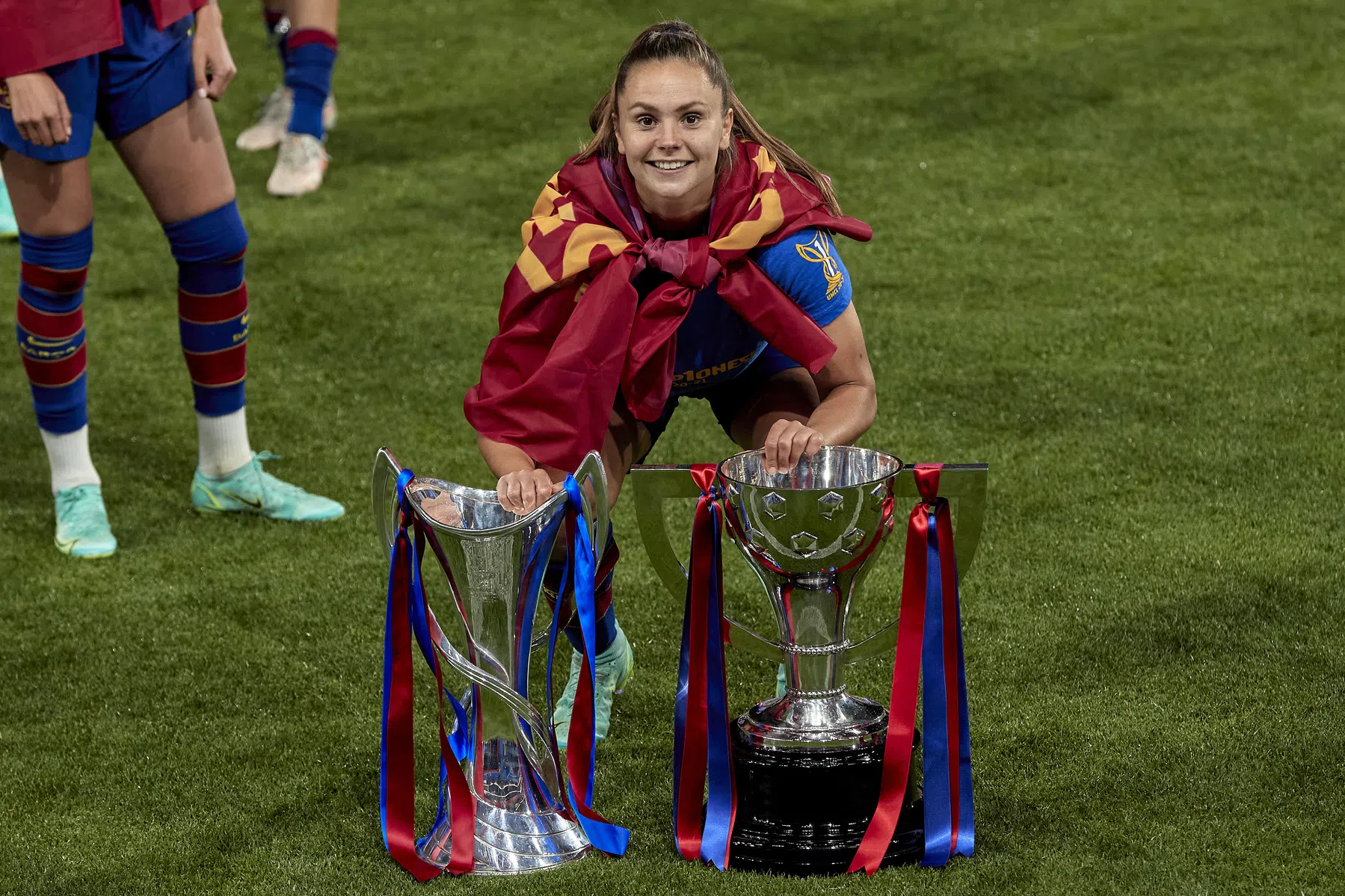 Historisch seizoen voor Lieke Martens: 'Niemand kan dit Barcelona stoppen'