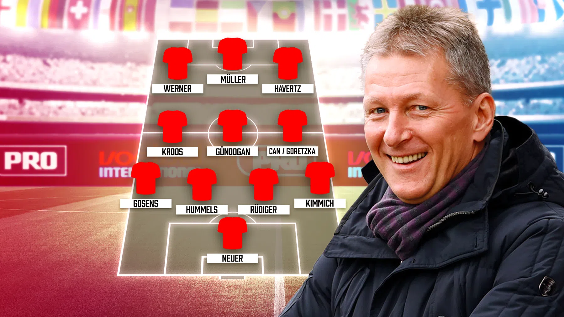 'Als je als Duitsland wil winnen van Frankrijk, moet je met drie spitsen spelen'