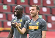 Thumbnail for article: Lukaku hoopt dat hij zijn vriend Eriksen kan bezoeken in het ziekenhuis