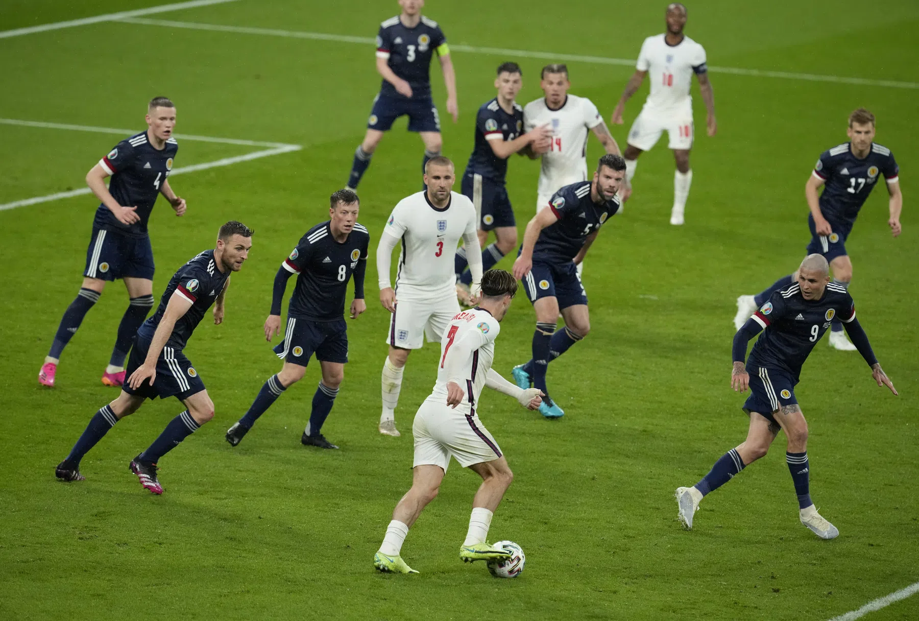 'Na afloop klonk het Schotse gebrul en het Engelse gejoel'