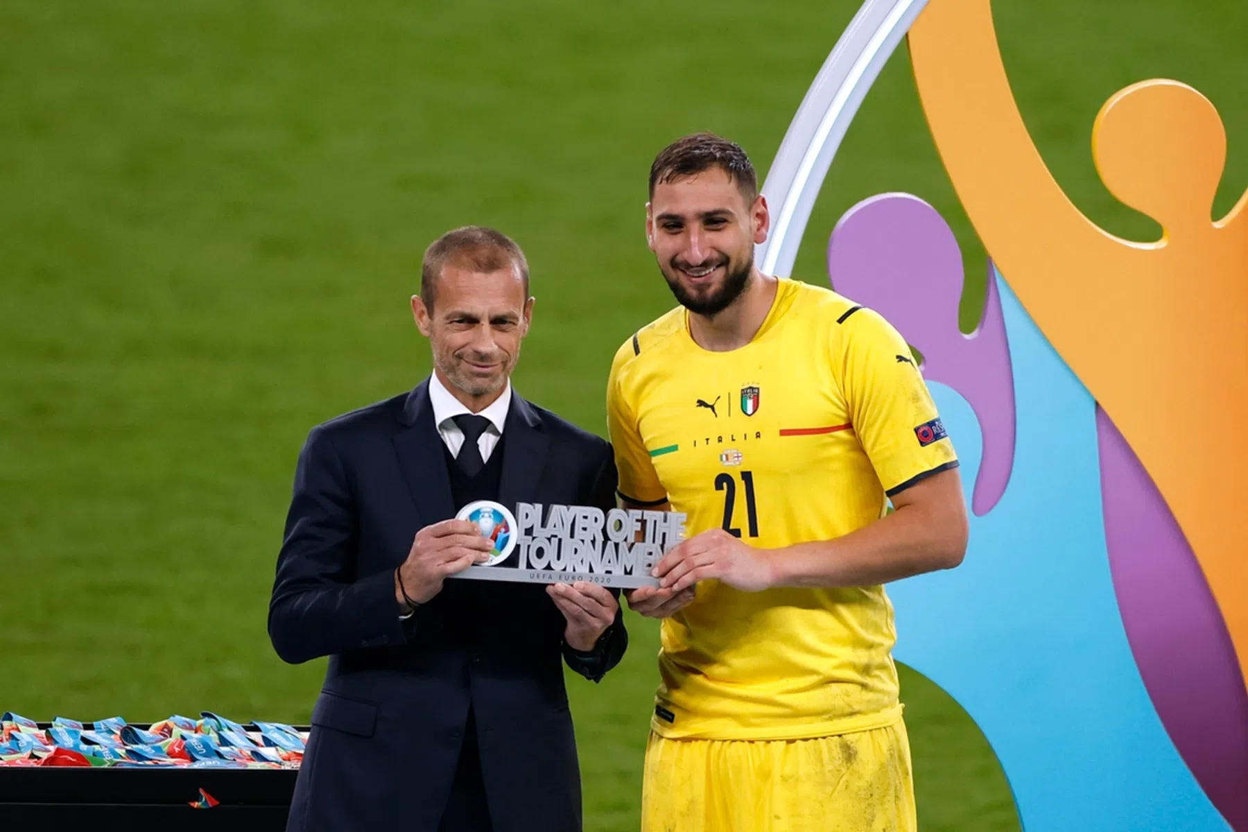 Italiaanse penaltyheld Donnarumma bescheiden: 'Slechts een startpunt'