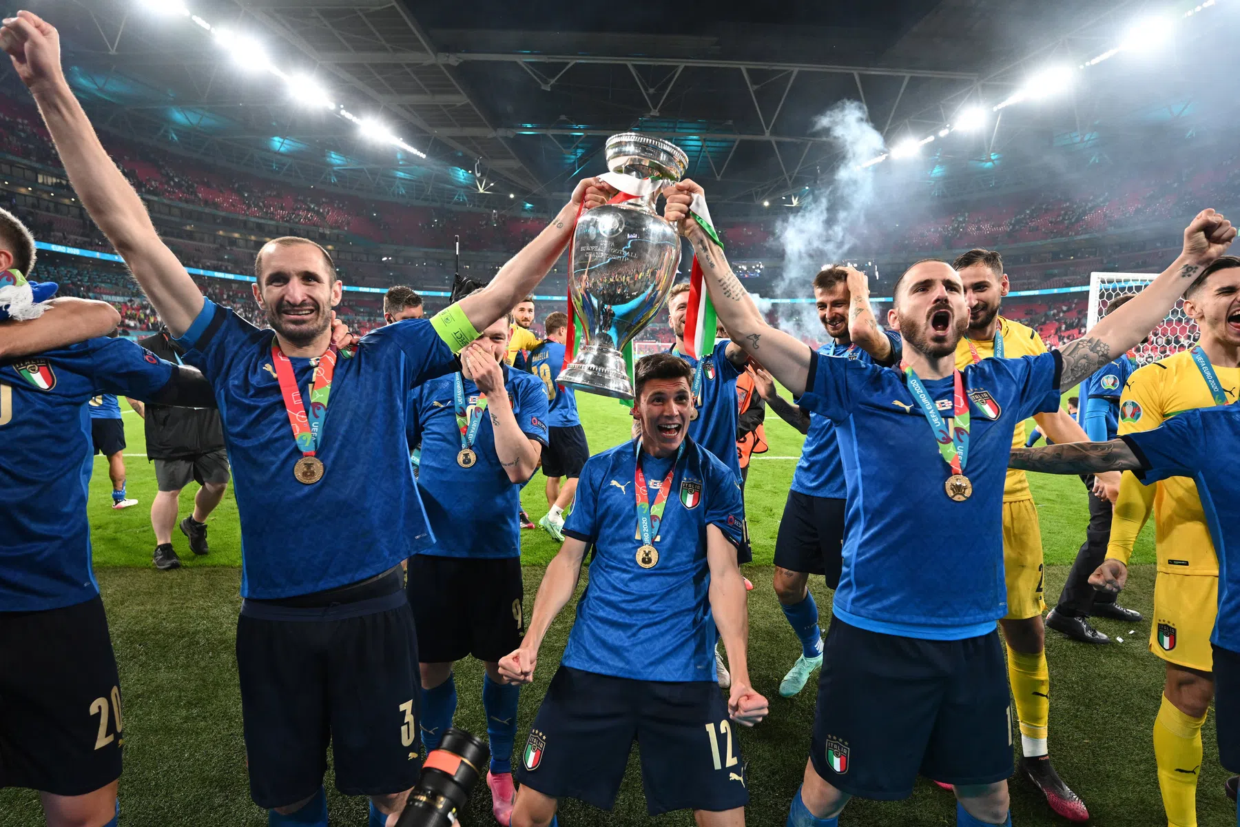 Gladiatoren van Italië: de imposante stats van Bonucci en Chiellini