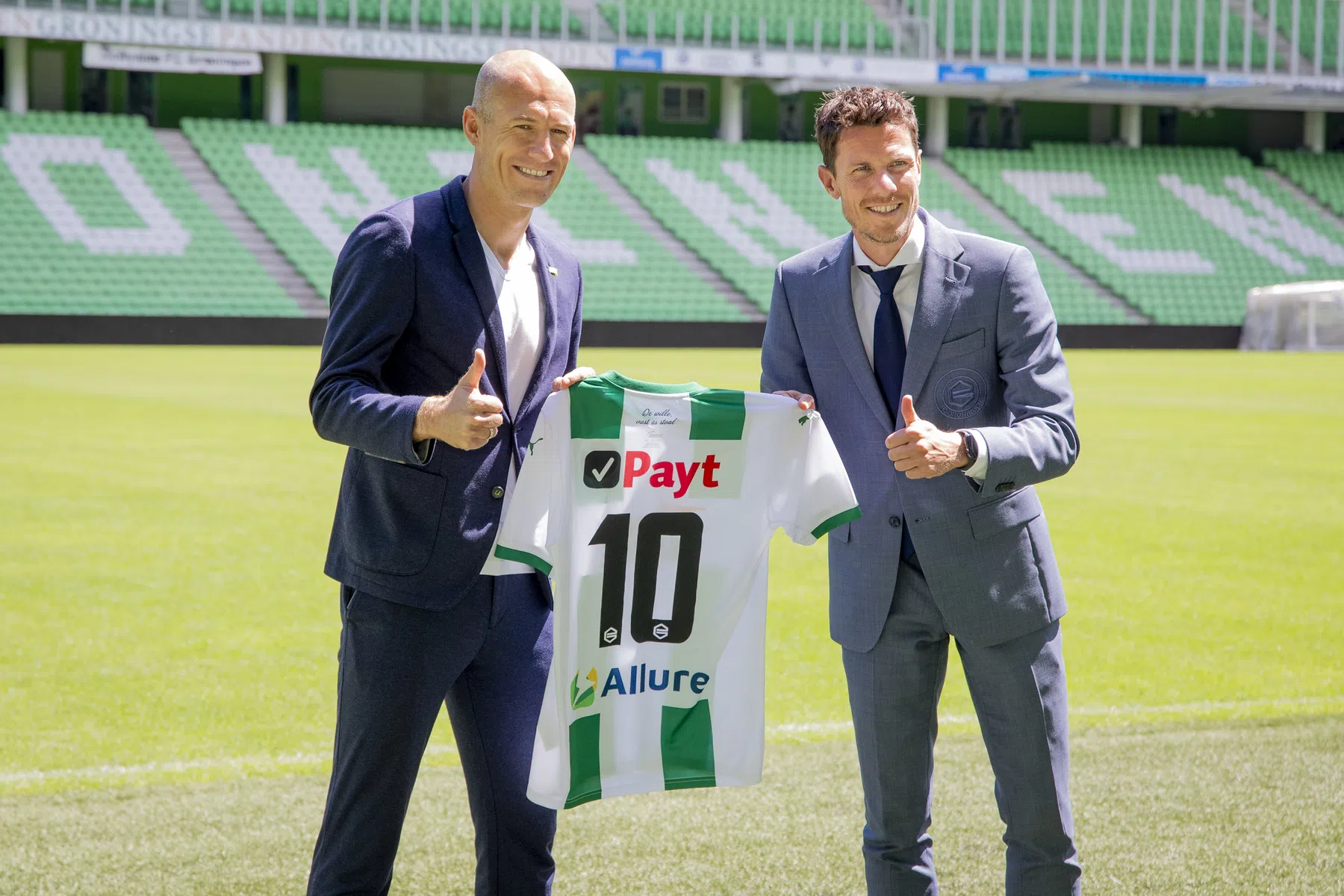 FC Groningen wil pensionado Robben behouden: 'In welke functie dan ook'