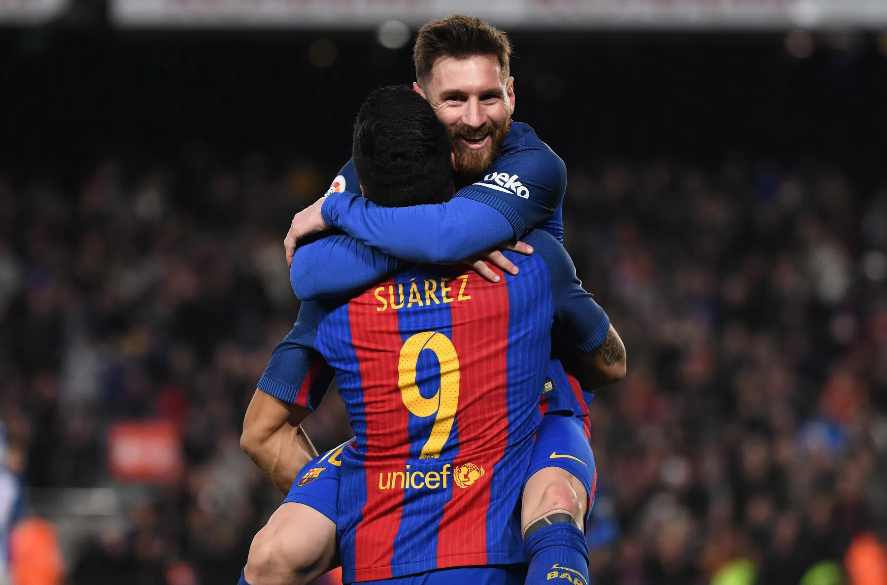 Suárez heeft schitterende boodschap voor vertrekkende Messi