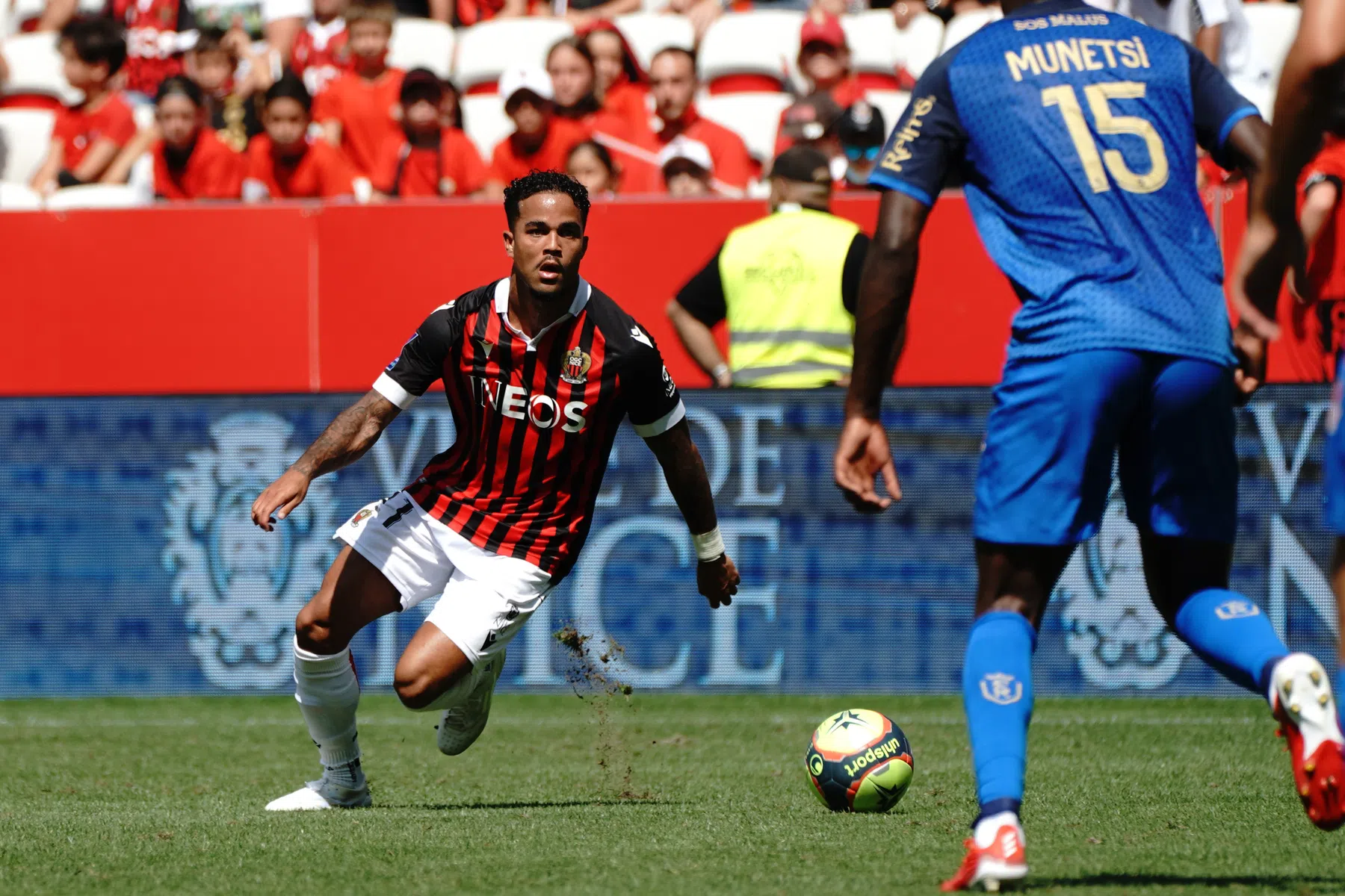 Nice-debuut eindigt teleurstellend voor Rosario en Kluivert